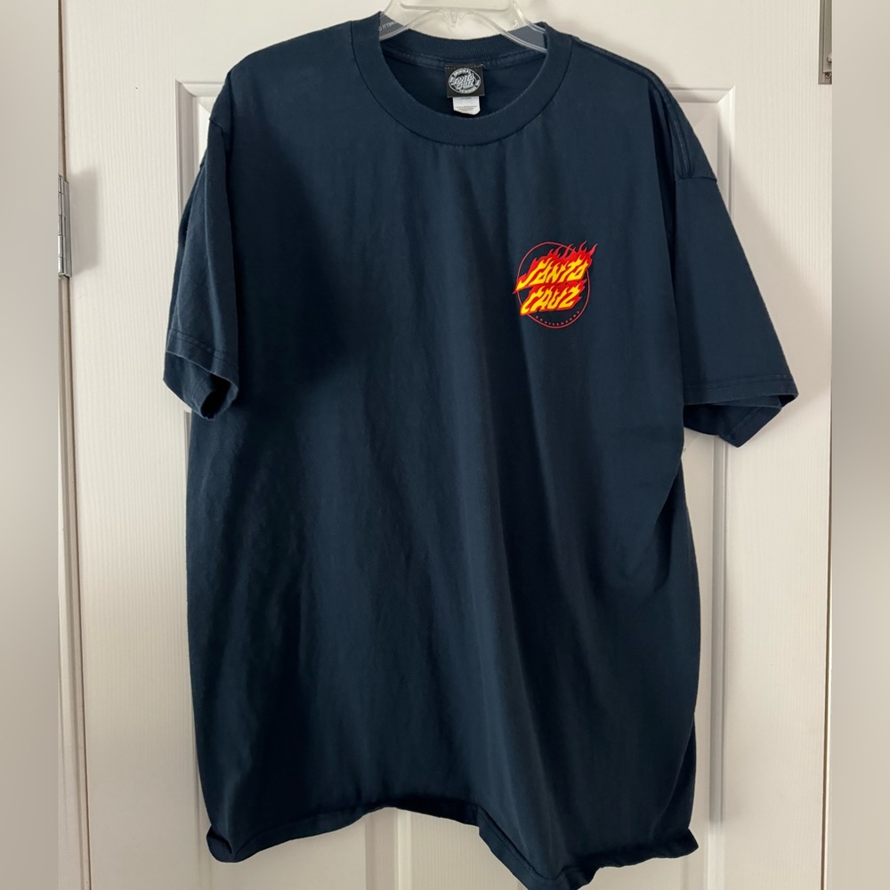 Santa Cruz - Tshirt - Logo Tee - Navy - XL